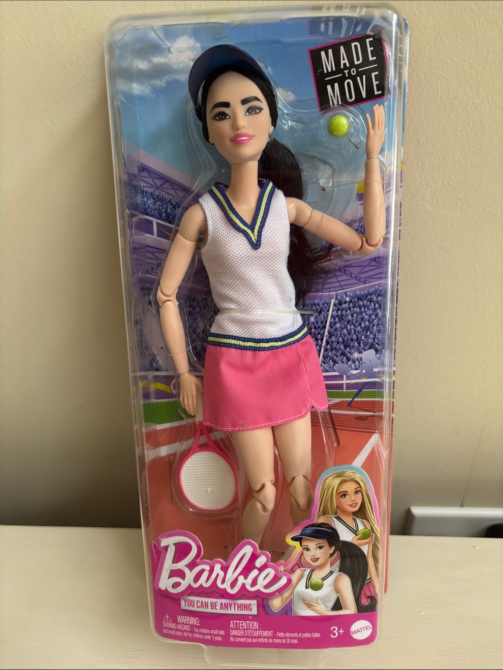 Barbie Tennis Player- Made to Move Series - Brand new in Sealed Box